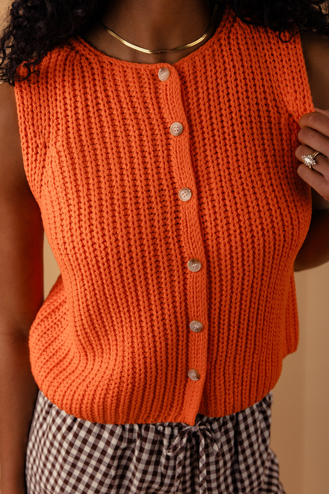 Peace Of Mind Button Vest