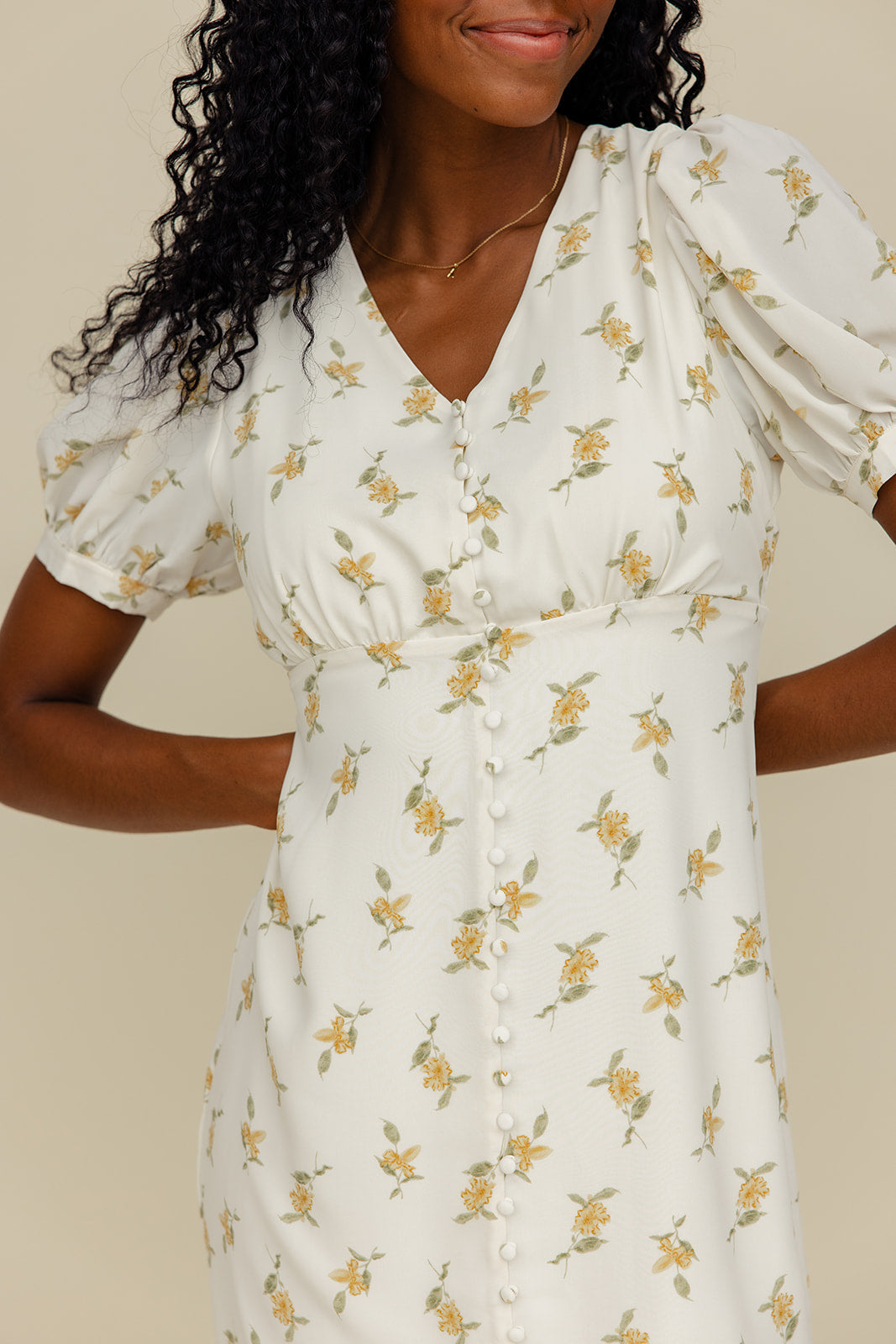 A New Start Button Dress