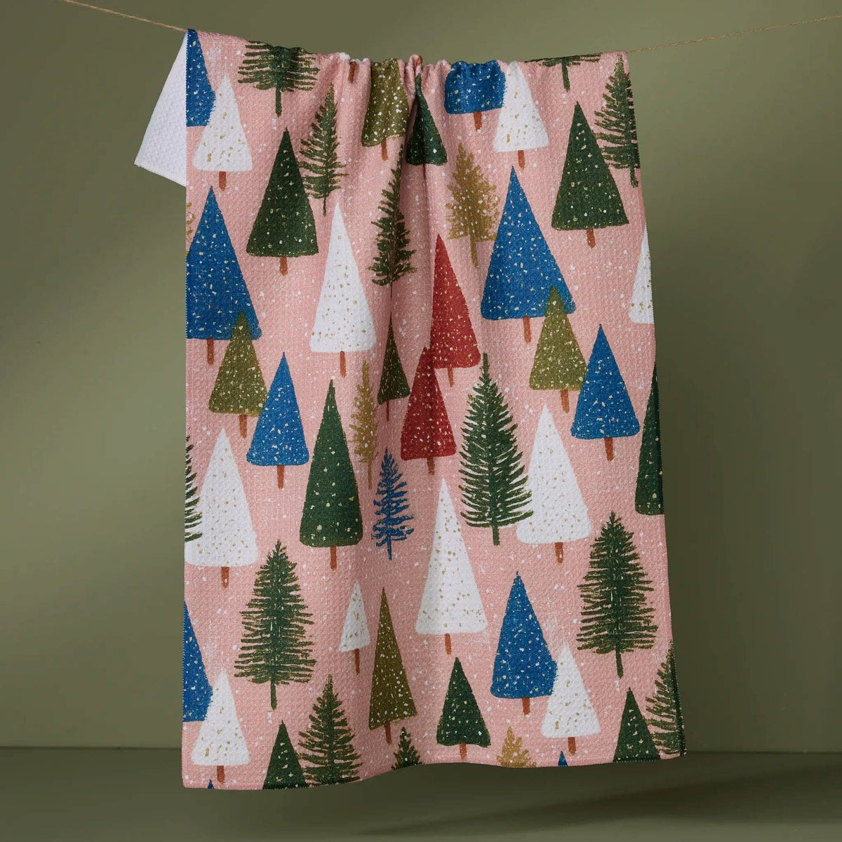 Snowdrift Pines Tea Towel