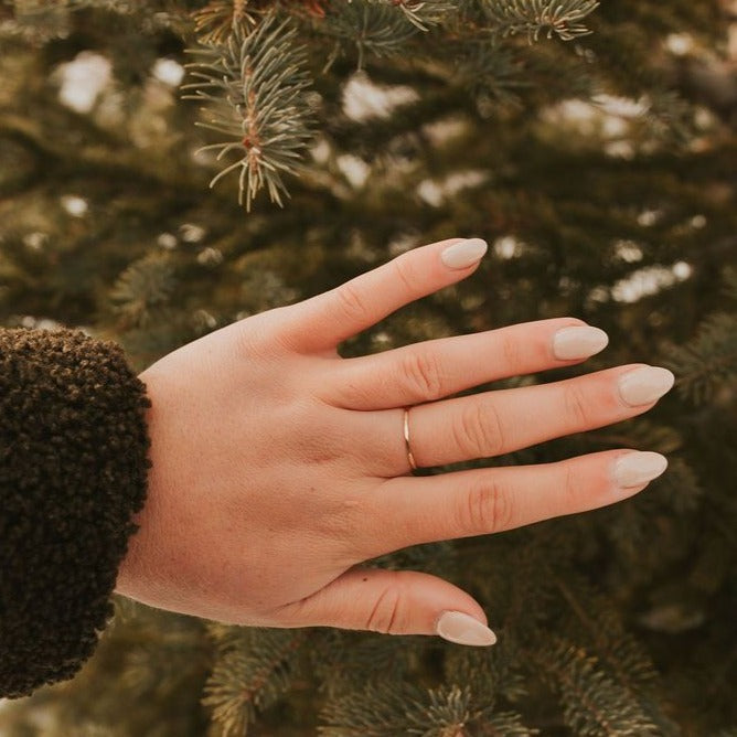 Micah Gold Filled Stacking Ring - Mauve Jewelry Co.