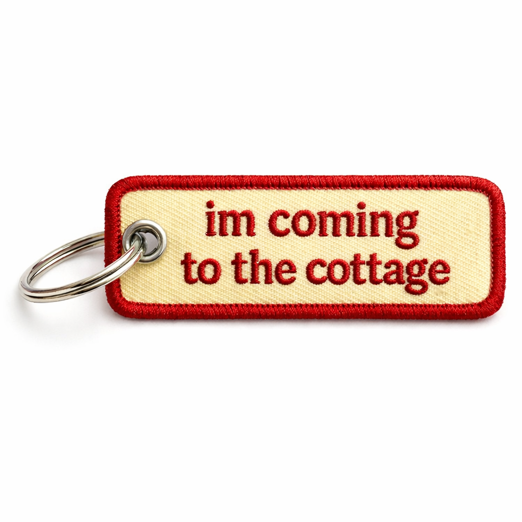 Heated Rivalry - I'm Coming To The Cottage - Embroidered Key