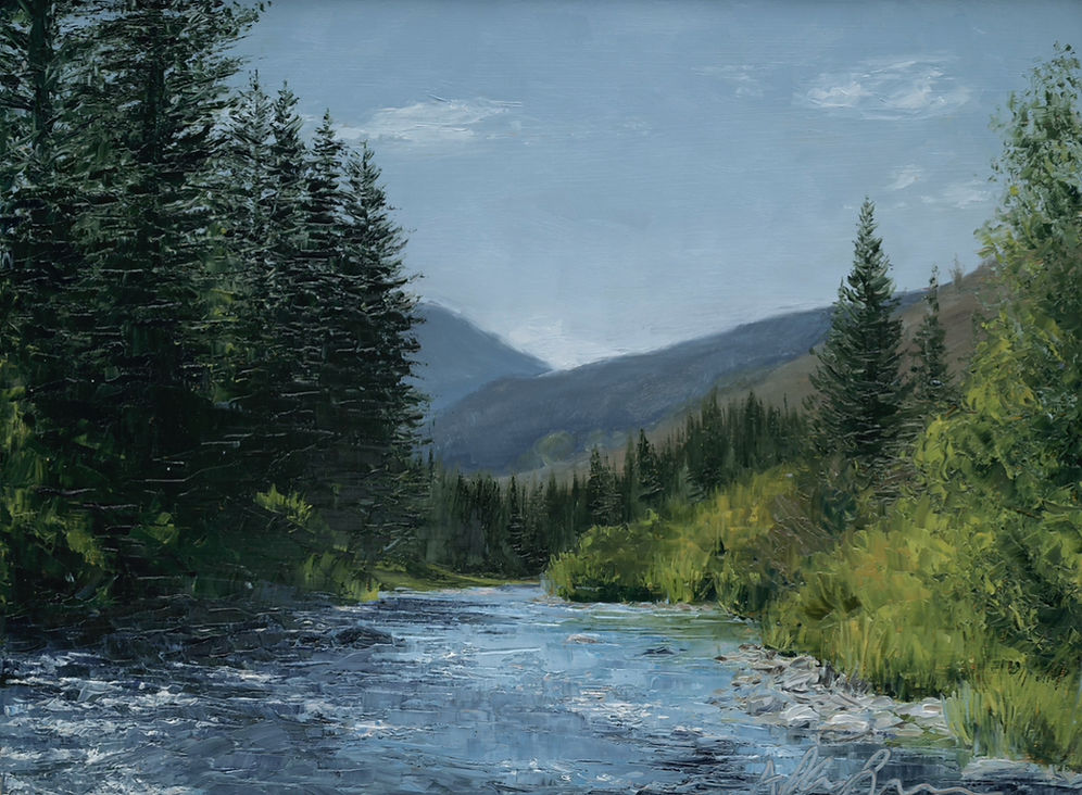 High Mountain Pines Print