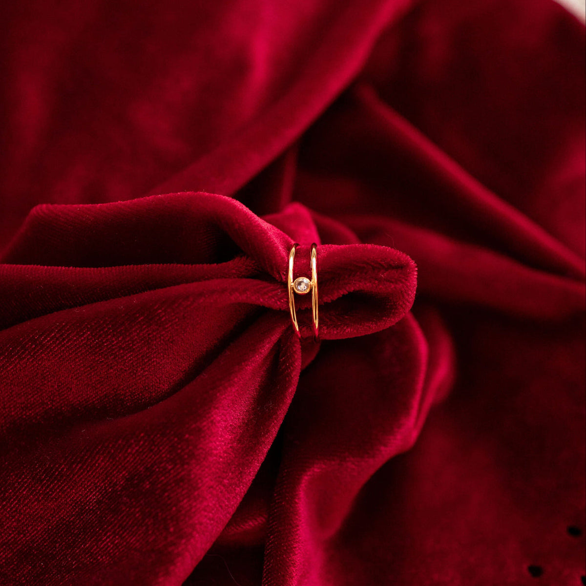 Rosie Double Band Diamond Ring