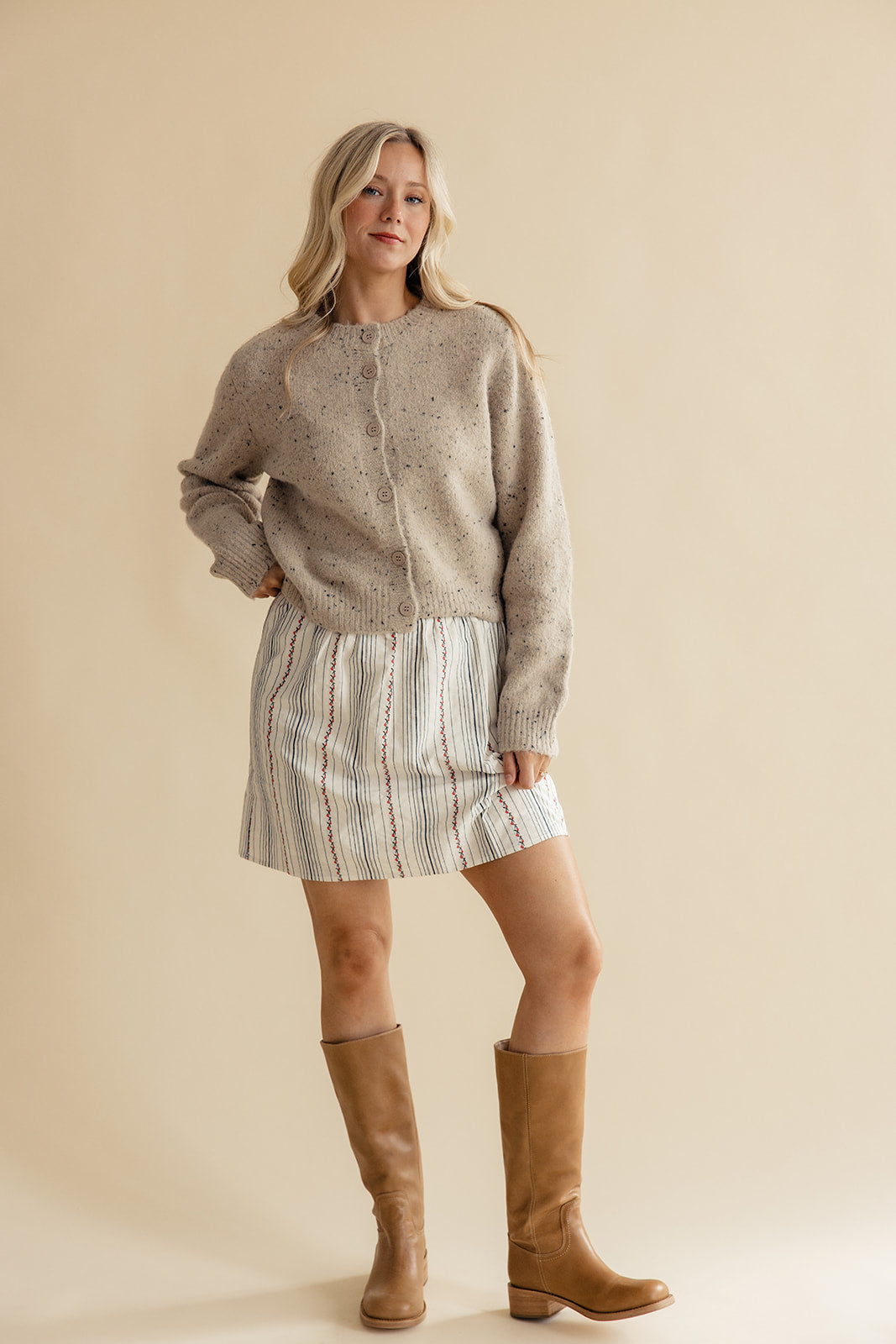Defying Gravity Speckled Cardigan