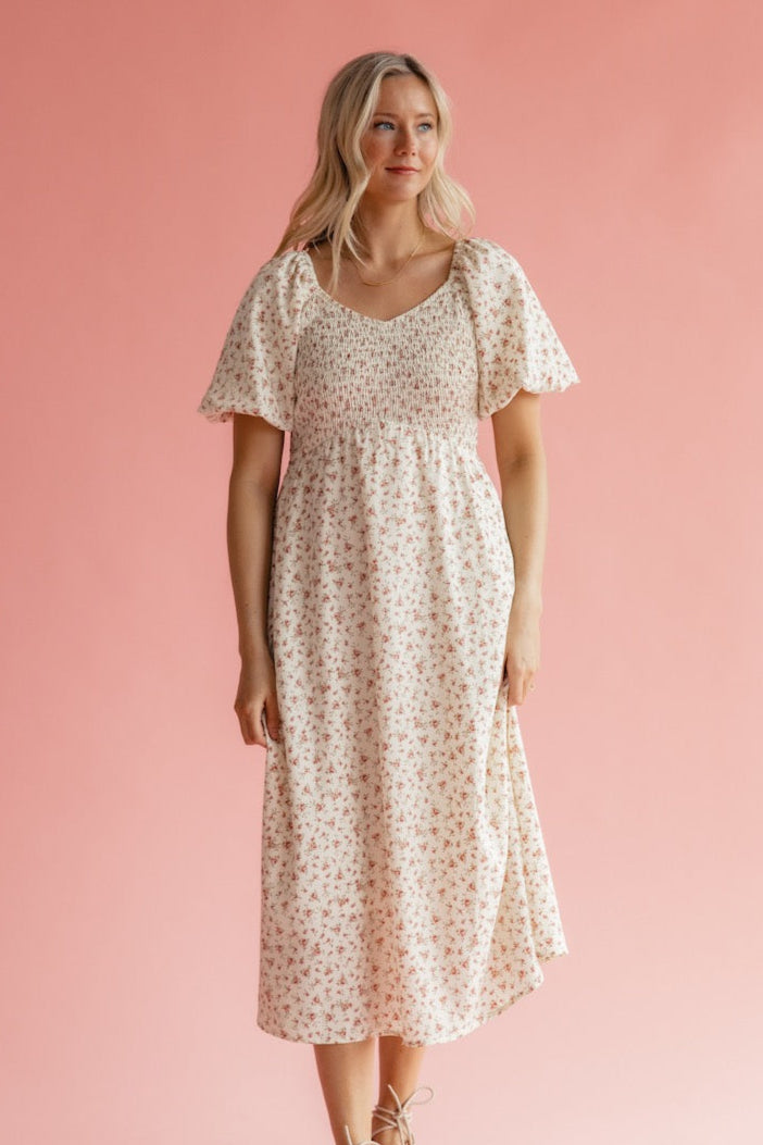 Linnea Floral Smocked Dress