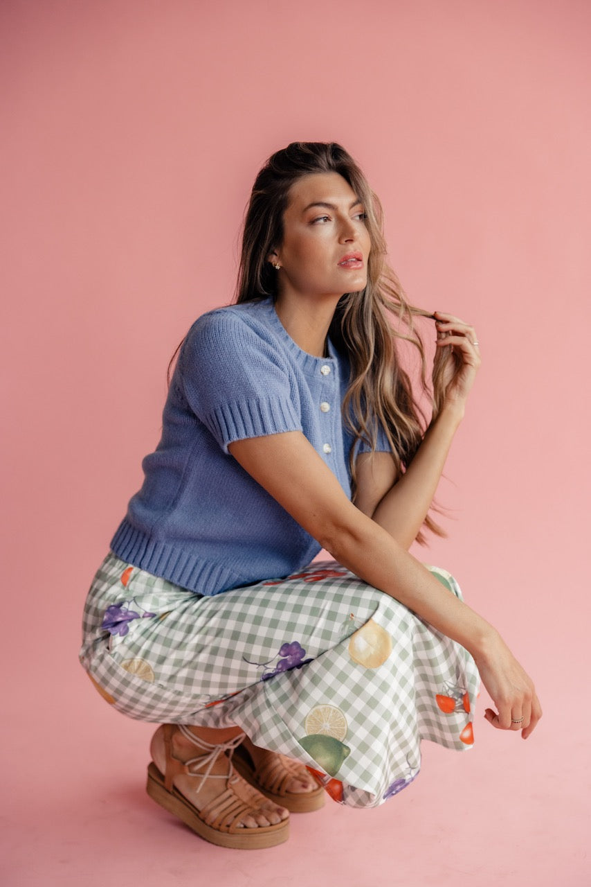 Fresh Picked Gingham Skirt