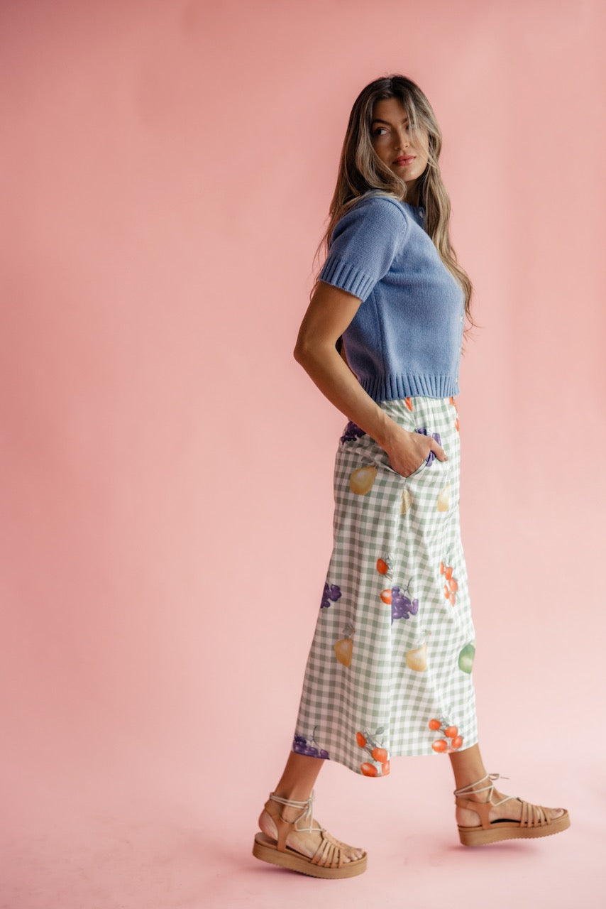 Fresh Picked Gingham Skirt
