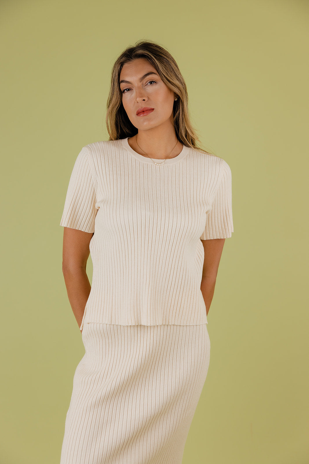 Rachel Green Ribbed Top
