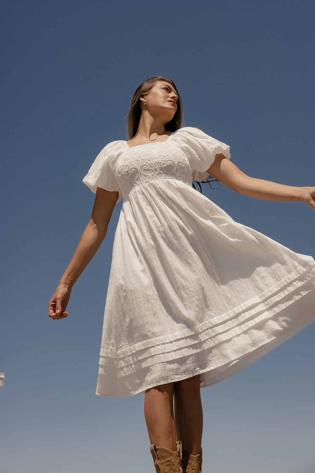 Call Me Back Textured Dress