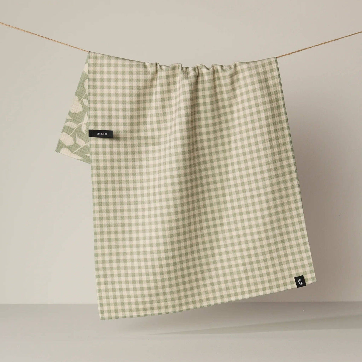 Sage Blossom Luxe Kitchen Towel