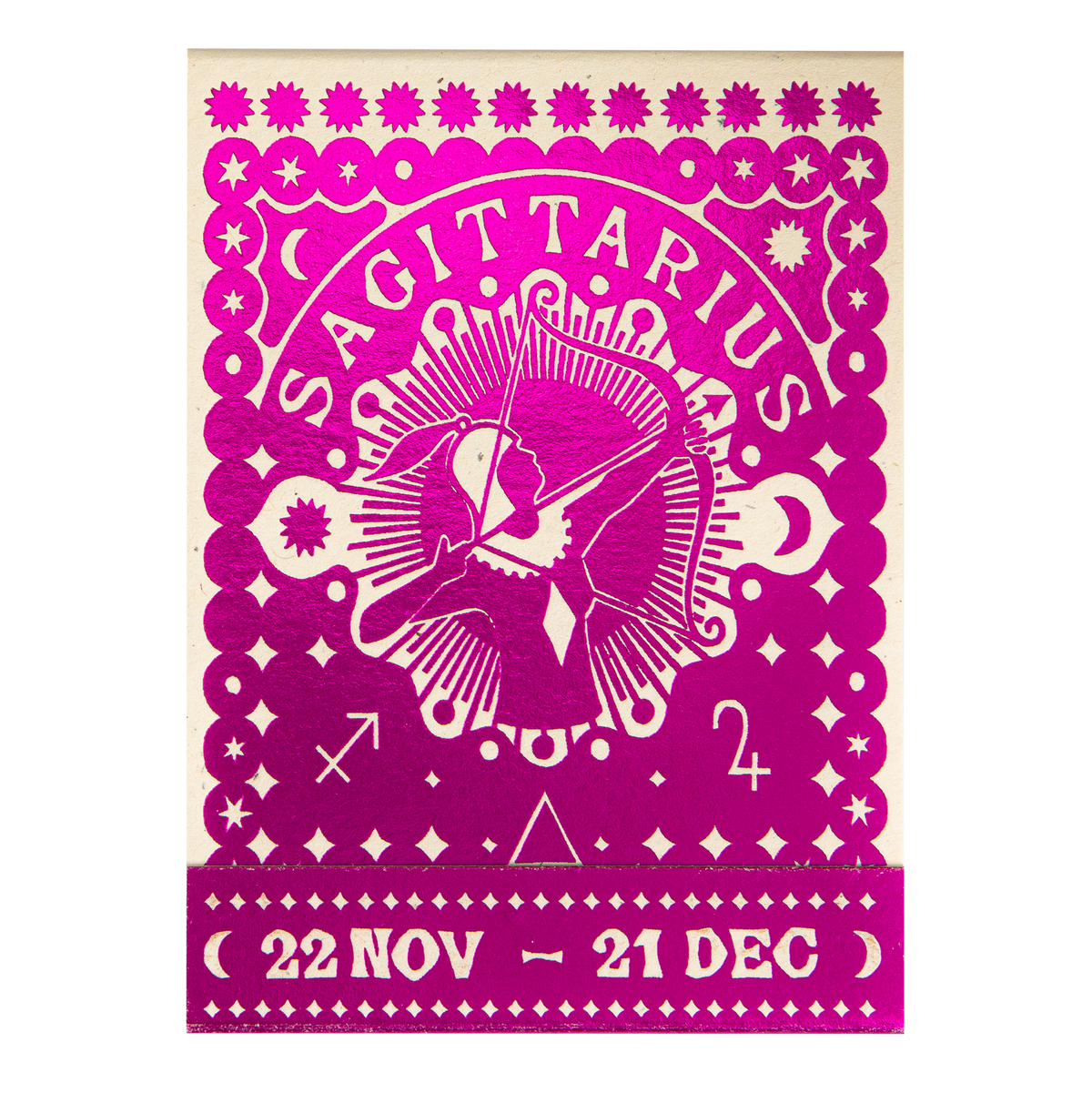 Sagittarius Zodiac Matchbook
