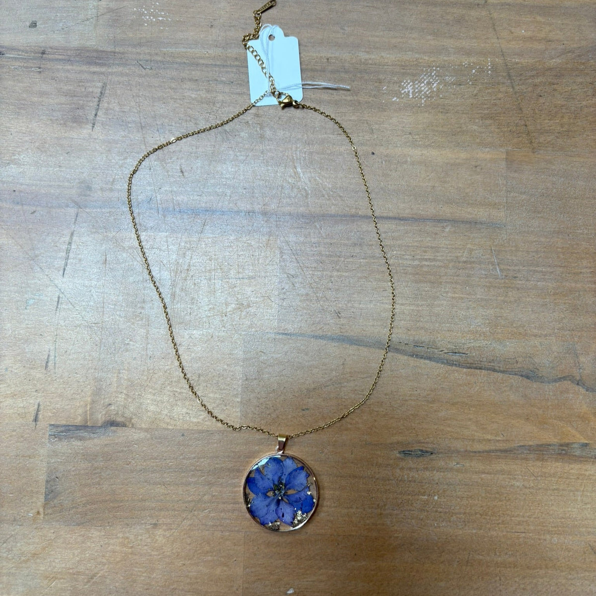 Purple Flower Necklace