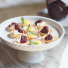 Same recipe as our every popular cranberry conserve, in a large size jar. We love this condiment year round as a pantry staple. It is a thick and rich blend of apples, cranberries, walnuts, red wine and spices.
Ingredients
Cranberries, sugar, apple juice, apples, red wine, walnuts and spices