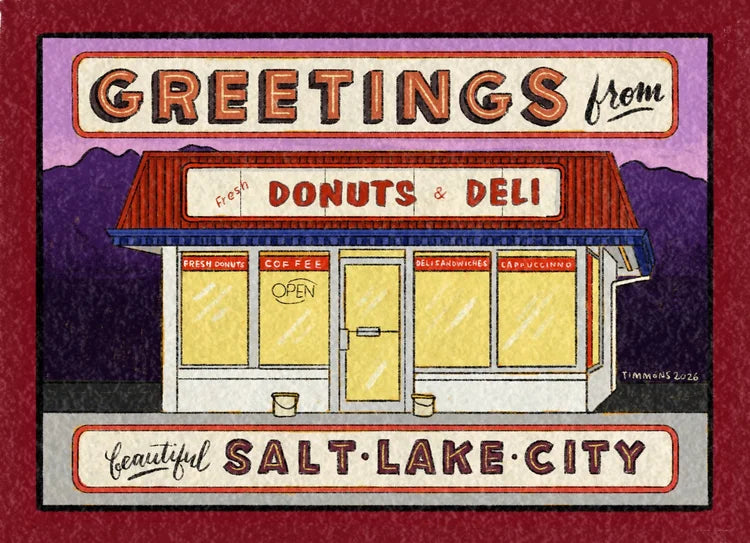 Donuts & Deli Postcard