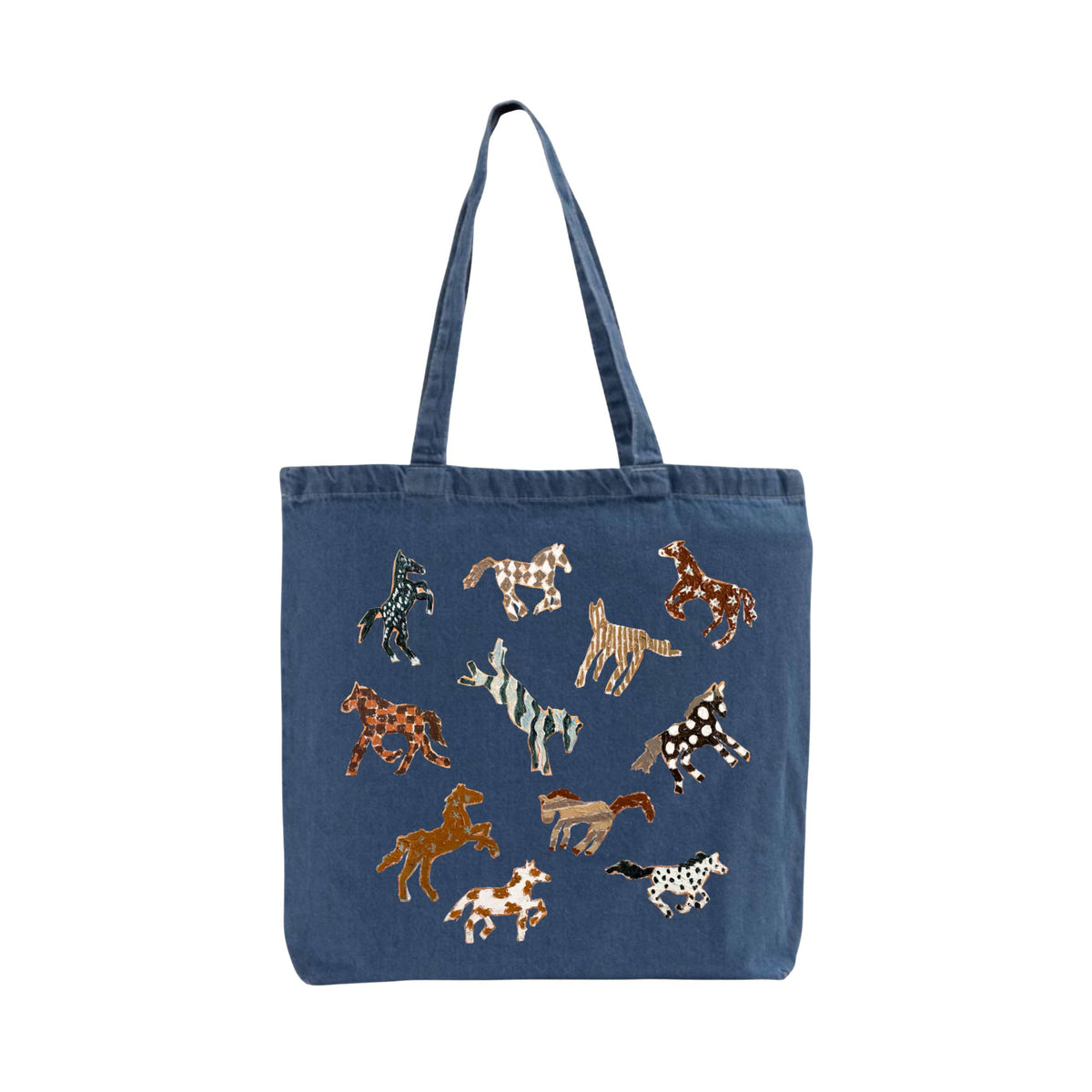Hold Your Horses Denim Tote