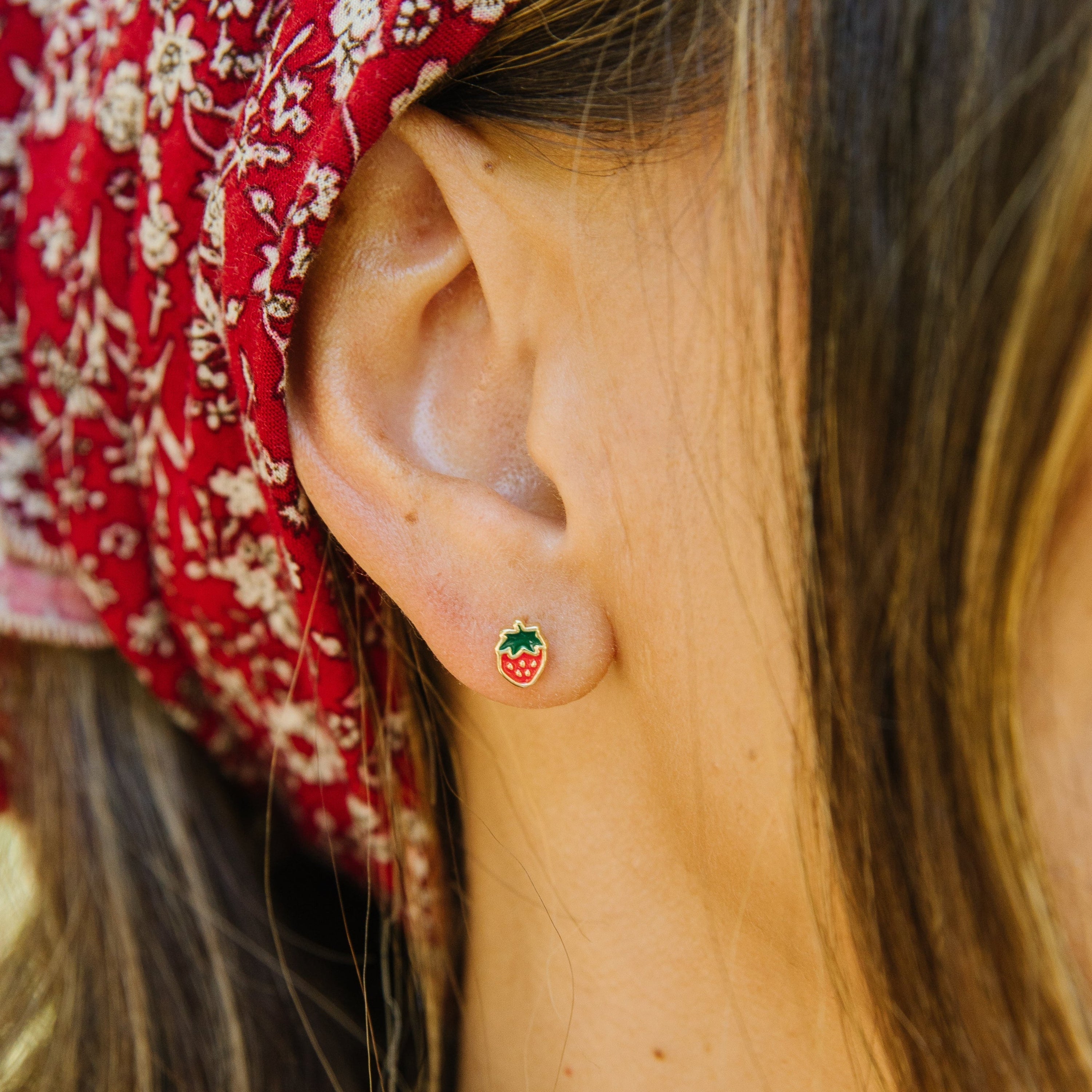 Strawberry Studs