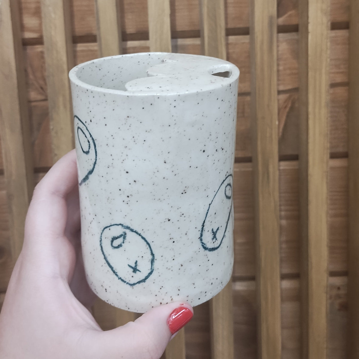 Big Travel Cup Food Doodles