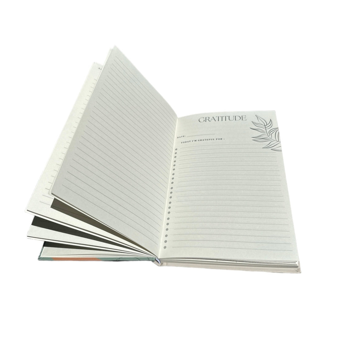 Gratitude page featuring a place to write the date and list the things you are grateful that day