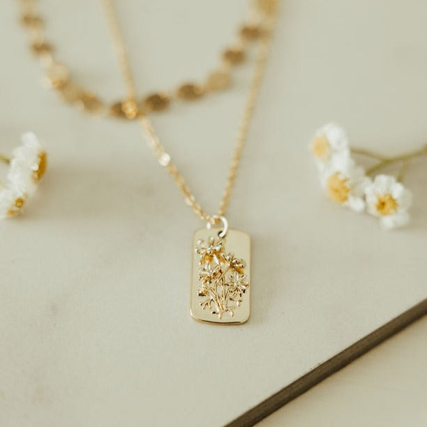 Blossom Necklace - Mauve Jewelry Co.