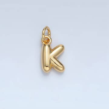 Mini Balloon Letter Charms