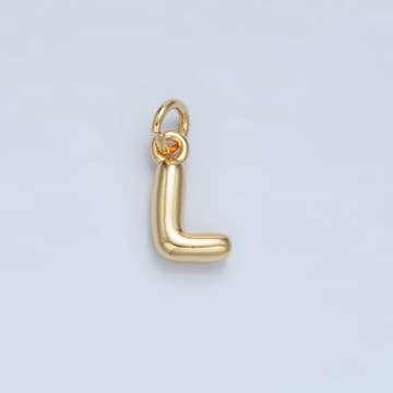 Mini Balloon Letter Charms