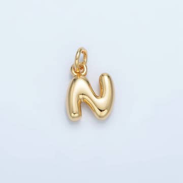 Mini Balloon Letter Charms