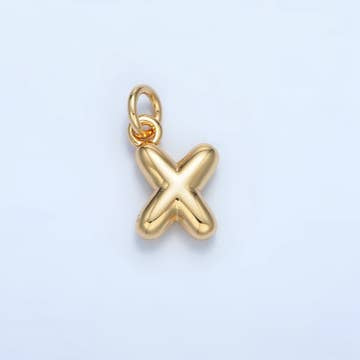 Mini Balloon Letter Charms