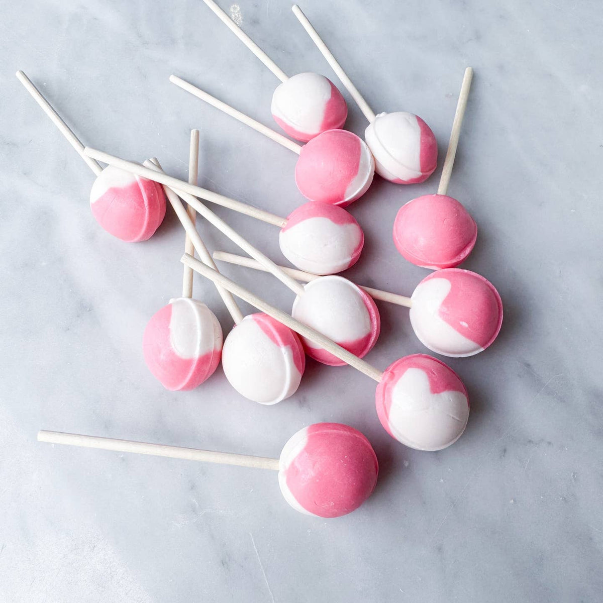Raspberry Fluff Large Lollipop