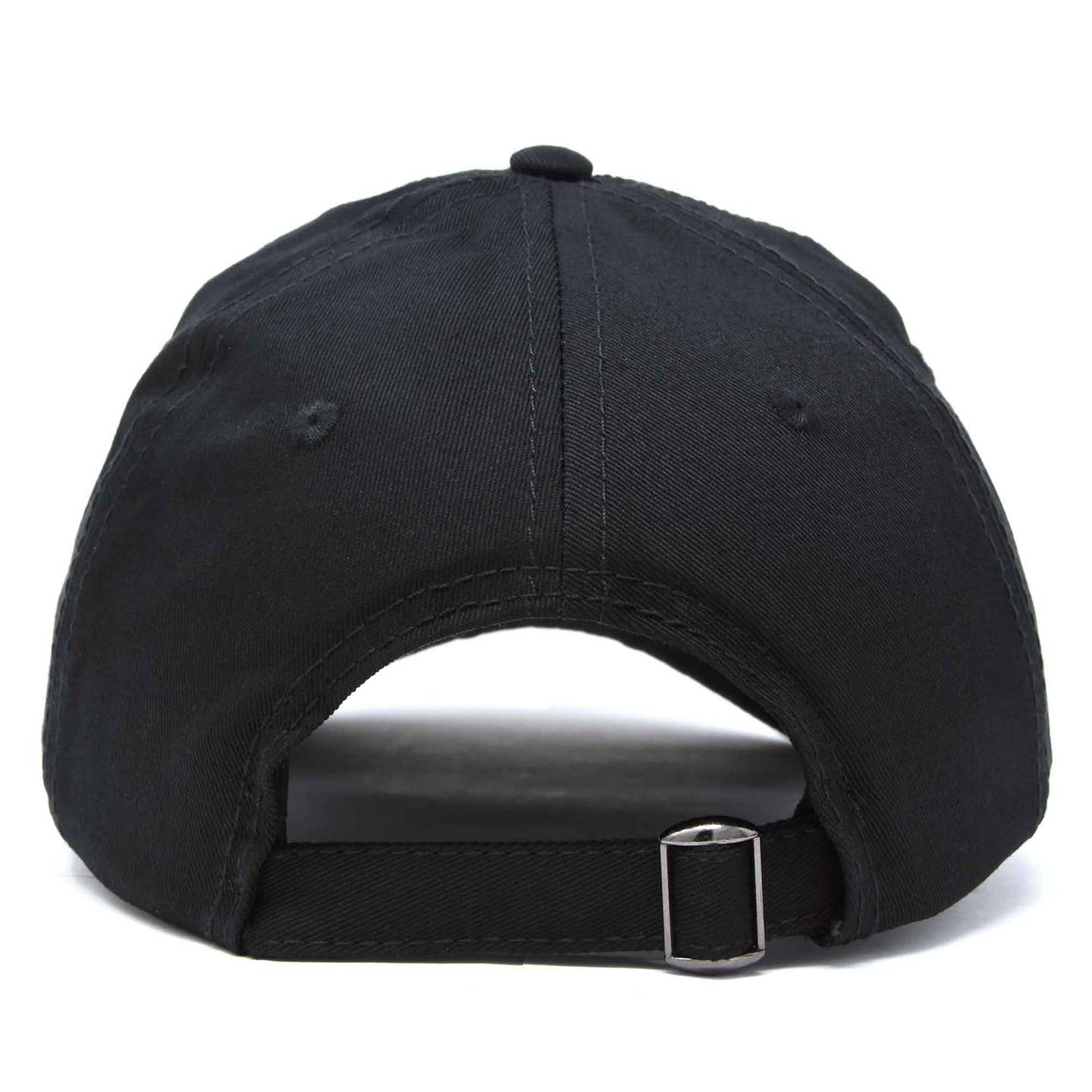 Embroidered Rainbow Heart Hat - Black