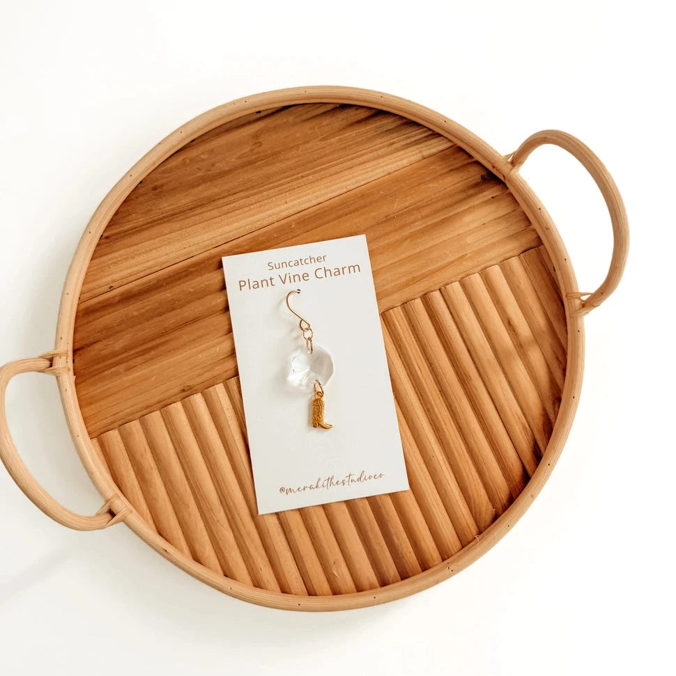Plant Suncatcher Charm - Boot