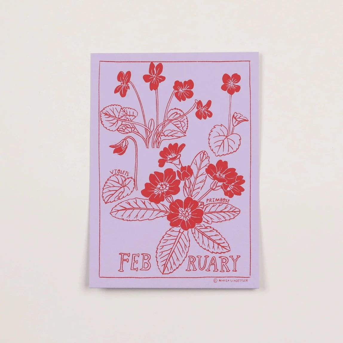 Birth Month Flower Print/Card