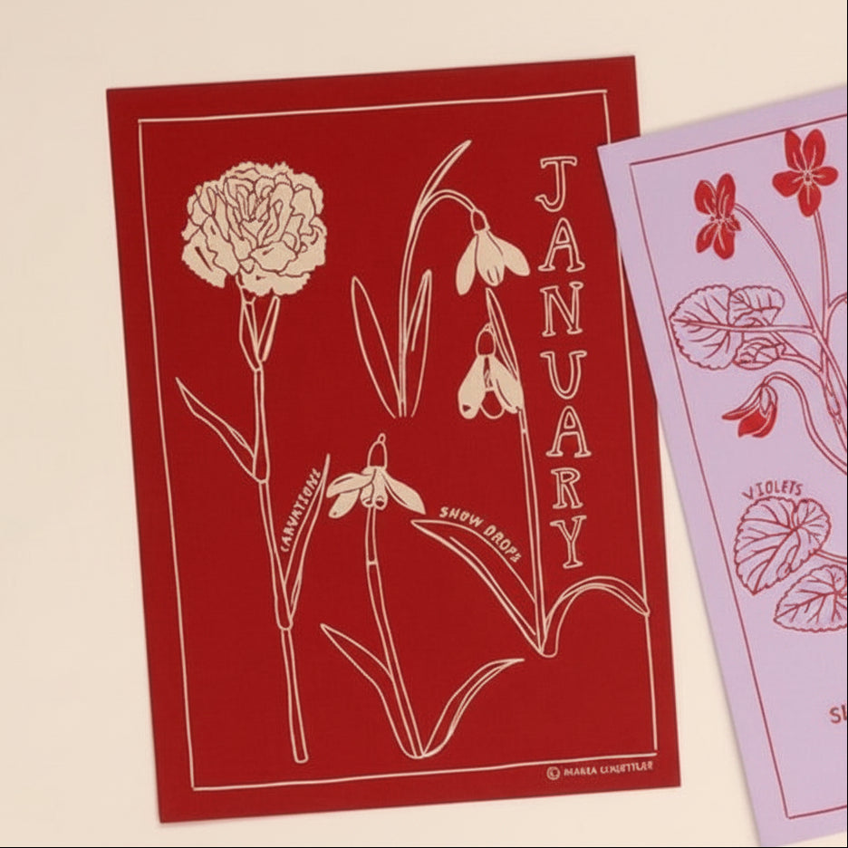Birth Month Flower Print/Card