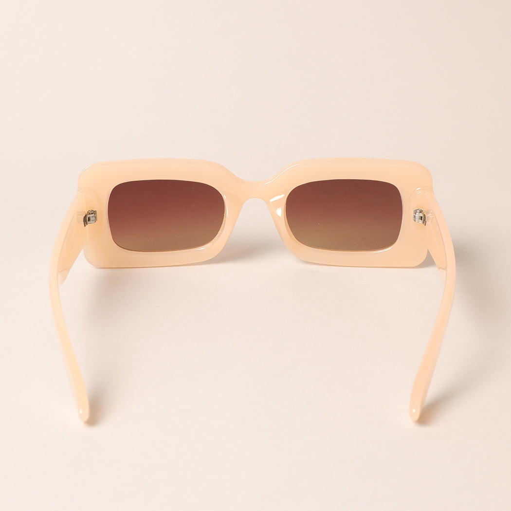 Women's Bold Rectangular Sunglasses - 7 Color Choices