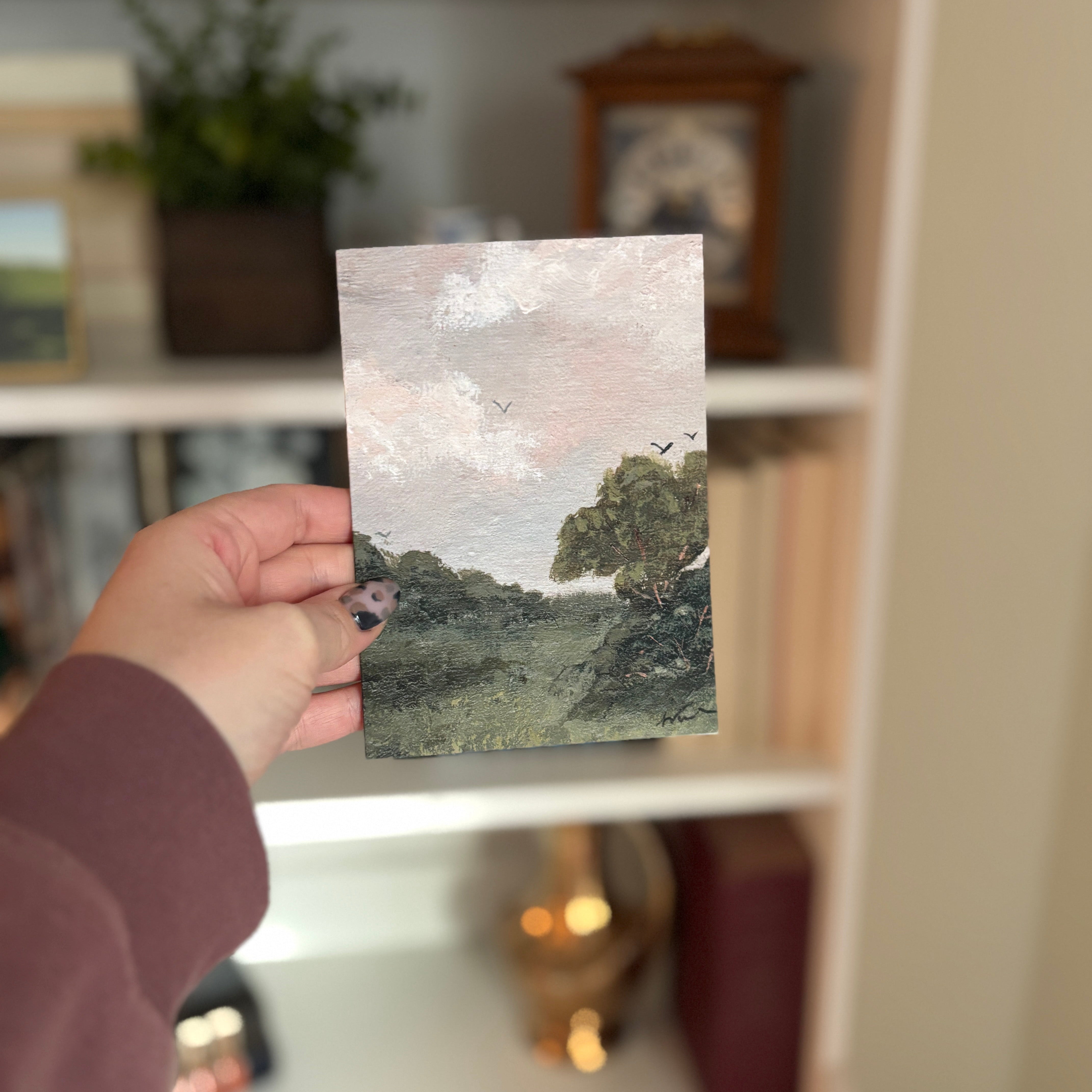 "Green Hill" Card