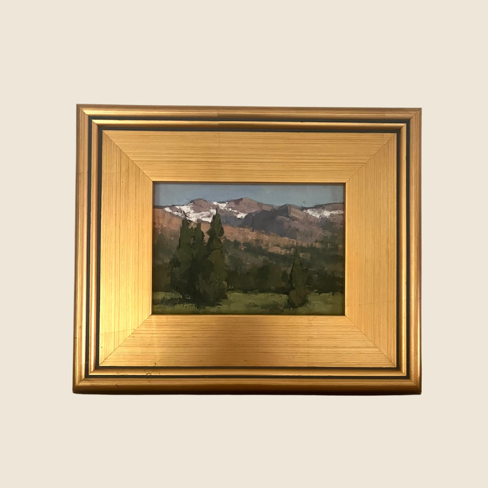 Snowy Peaks - Original Painting - Between Here & There