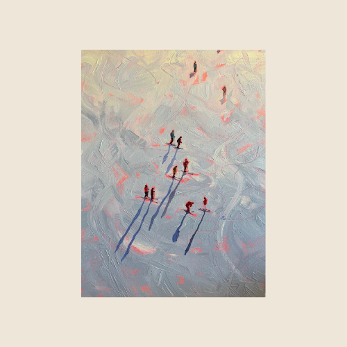 "Friends on the Mountain" - Original Painting