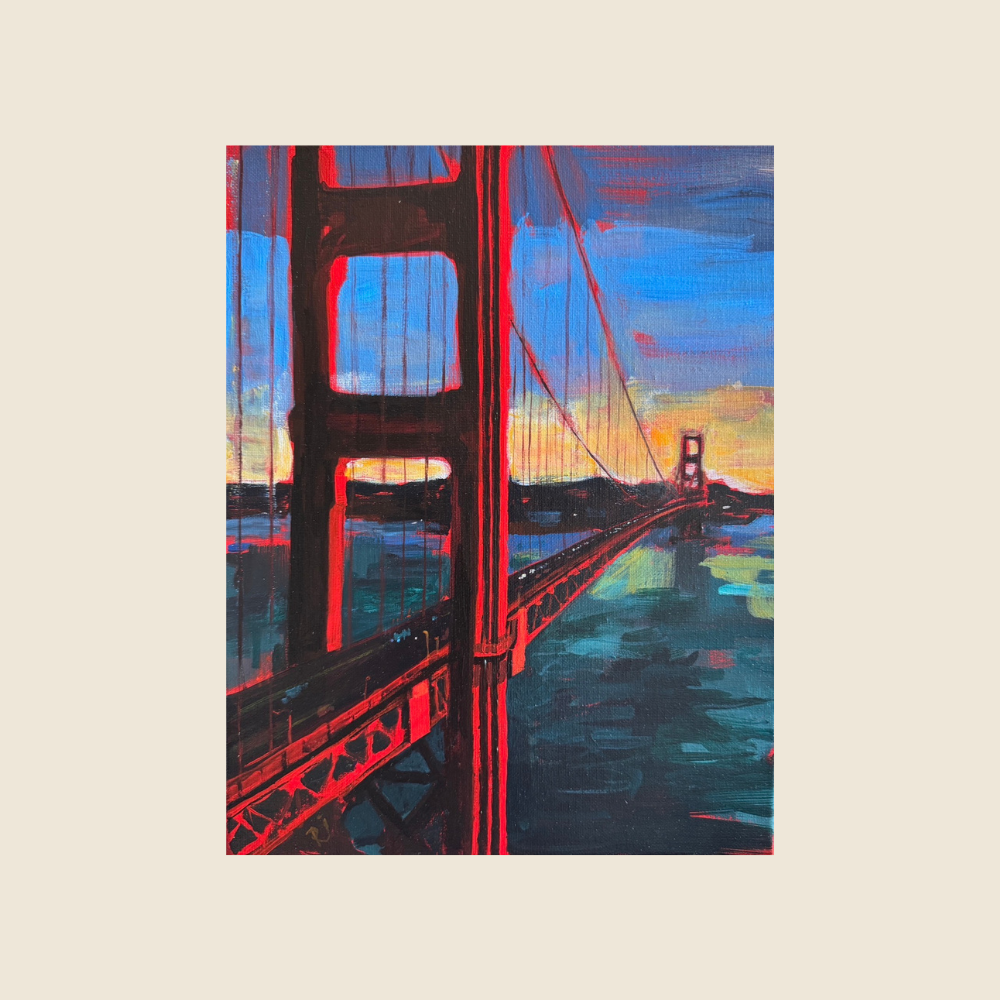 Golden Gate Bridge - Original Art - Between Here & There