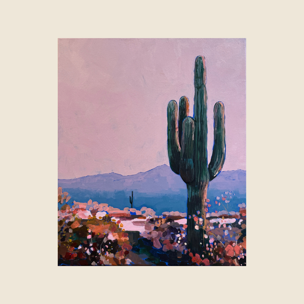 Roadside Saguaro- Original Art - Between Here & There