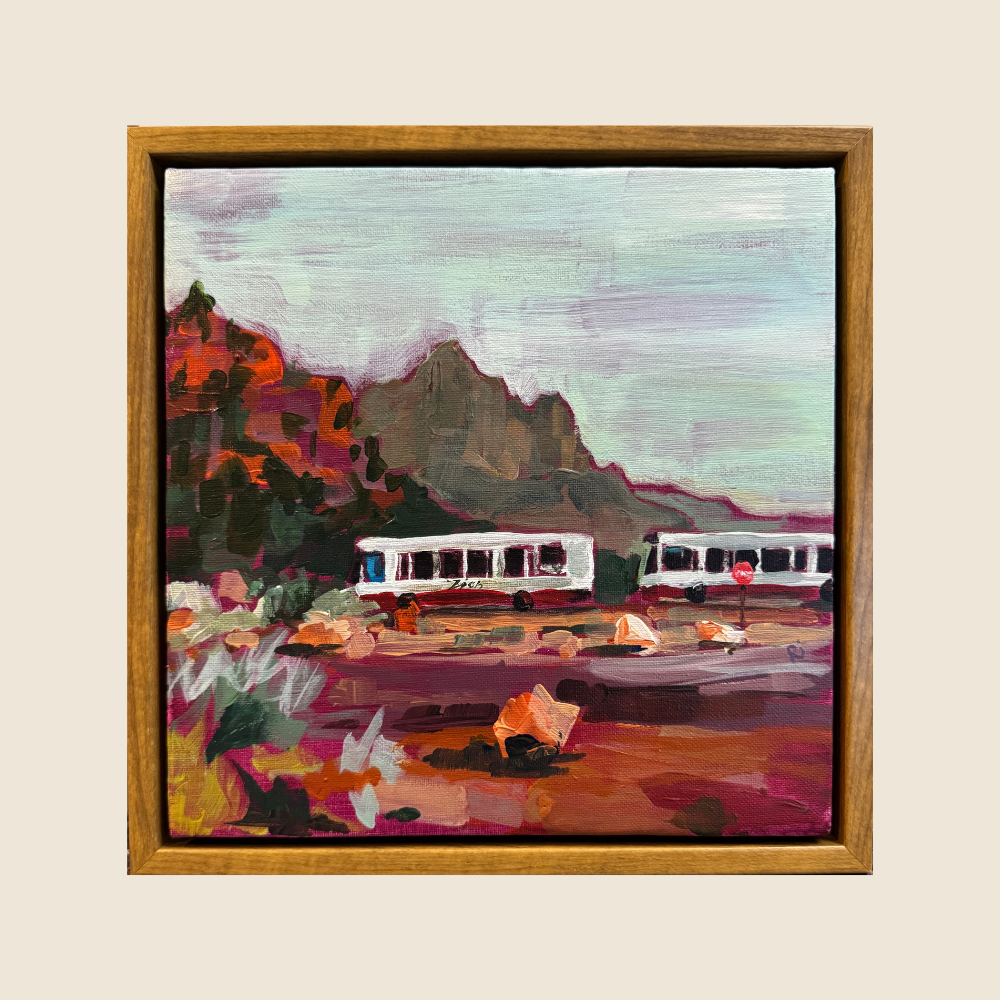 Zion Buses- Original Art - Between Here & There