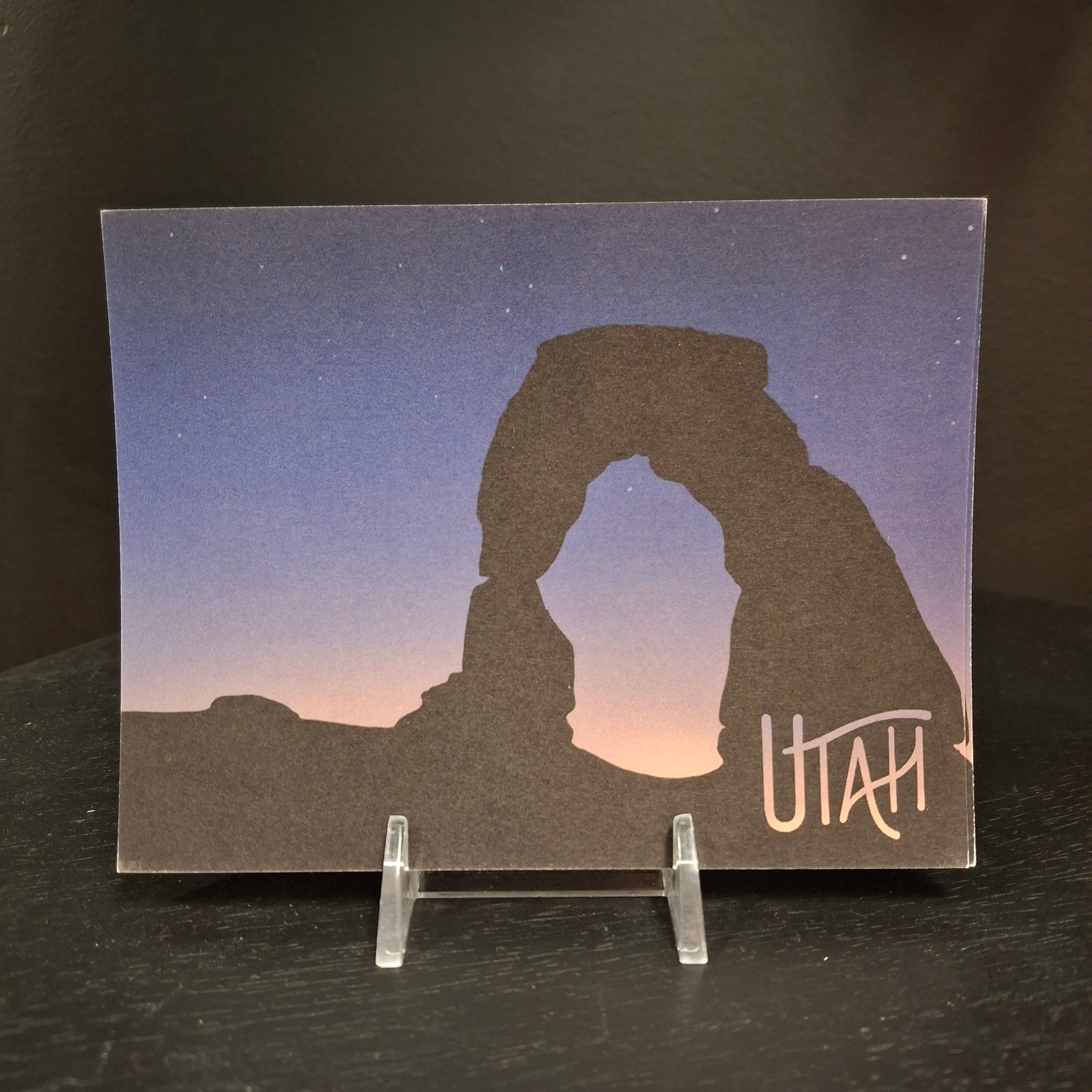 Night Sky Utah Postcard