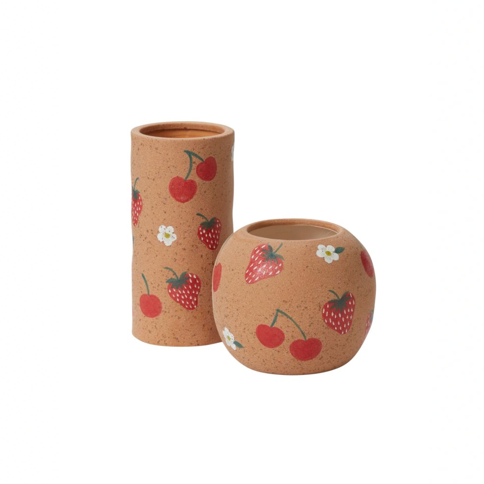 Tall Cherry Vase 4X8