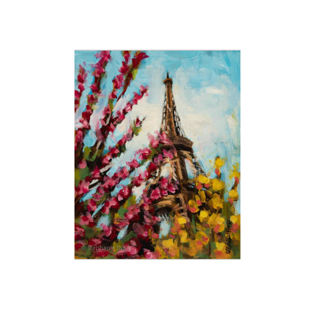 "Eiffel Tower Study 3" - Art Print by Stephanie Hock Fine Art