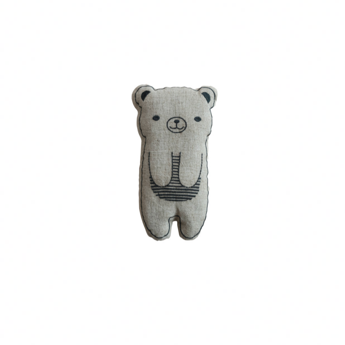 Microwaveable Hot/Cold Bear Pack - Striped Tummy