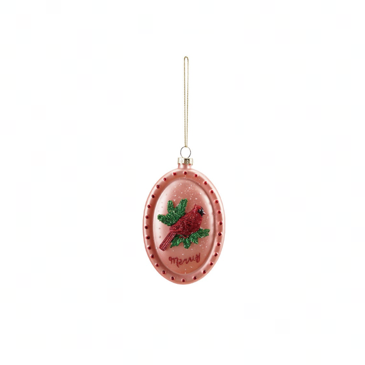 Ornament with cardinal ornament