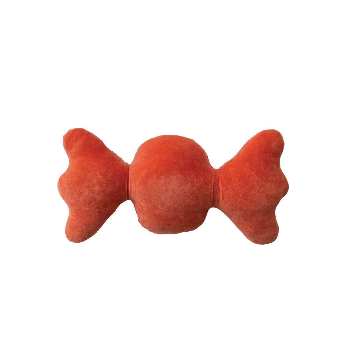 Soft Holiday Whimsy Beaded Candy Pillow - Coral Pink