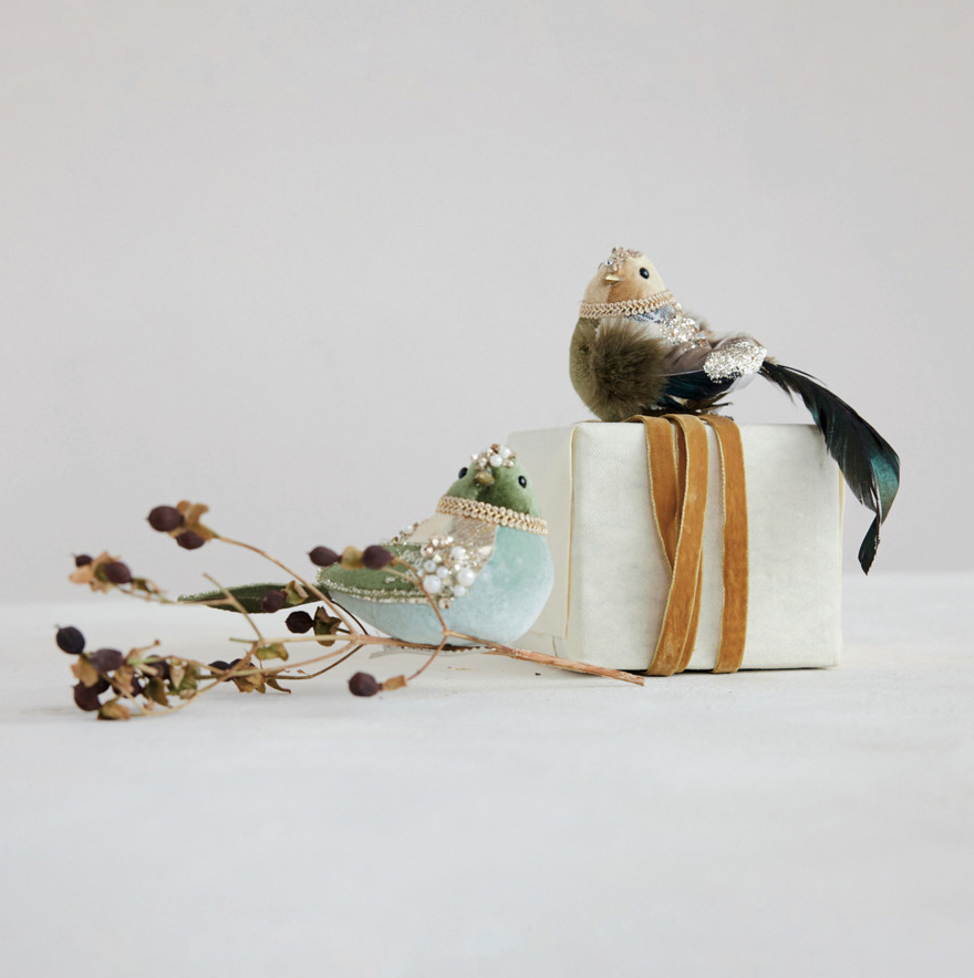 Clip-on Bird Ornament - 2 Styles Available