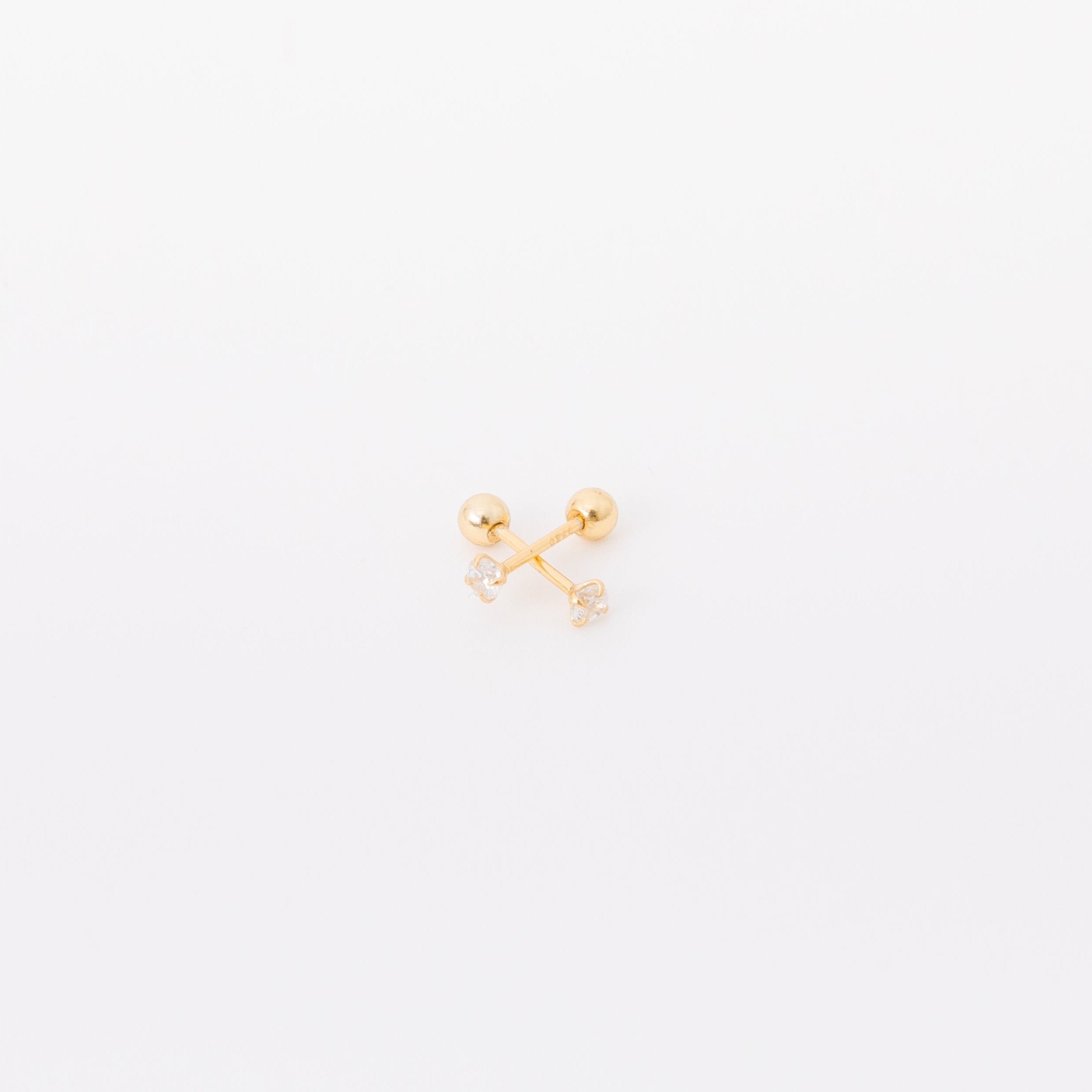 The unique post of a screw back earring screws into a tiny bead in the back of the ear. This tiny screw means no poking, no messing with, no losing earring backs. The earring is completely secure and doesn't hurt your neck with its annoying pokes. Screw back earrings are comfortable to sleep in and just don't need to be messed with. Nap all you want in these beauties!