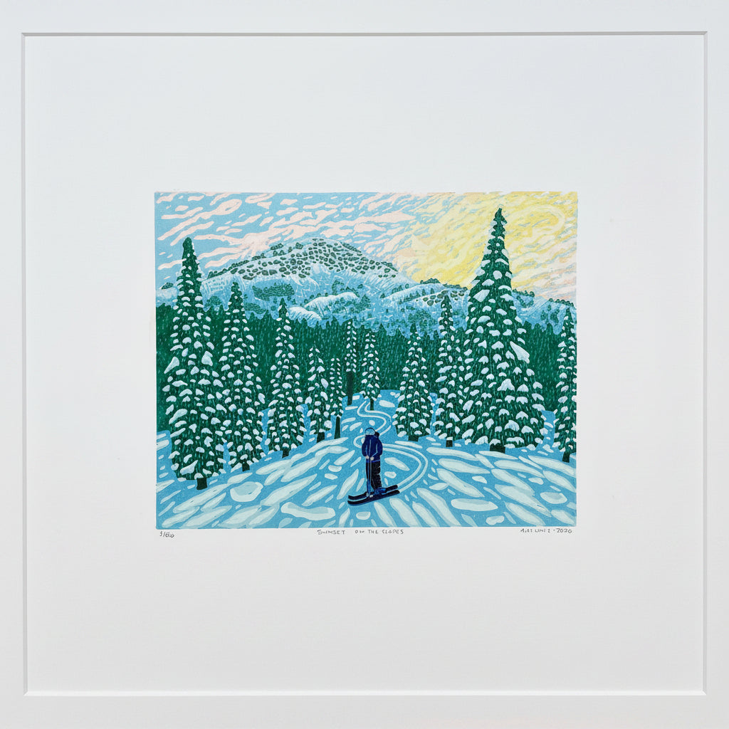 Sunset on the Slopes Print