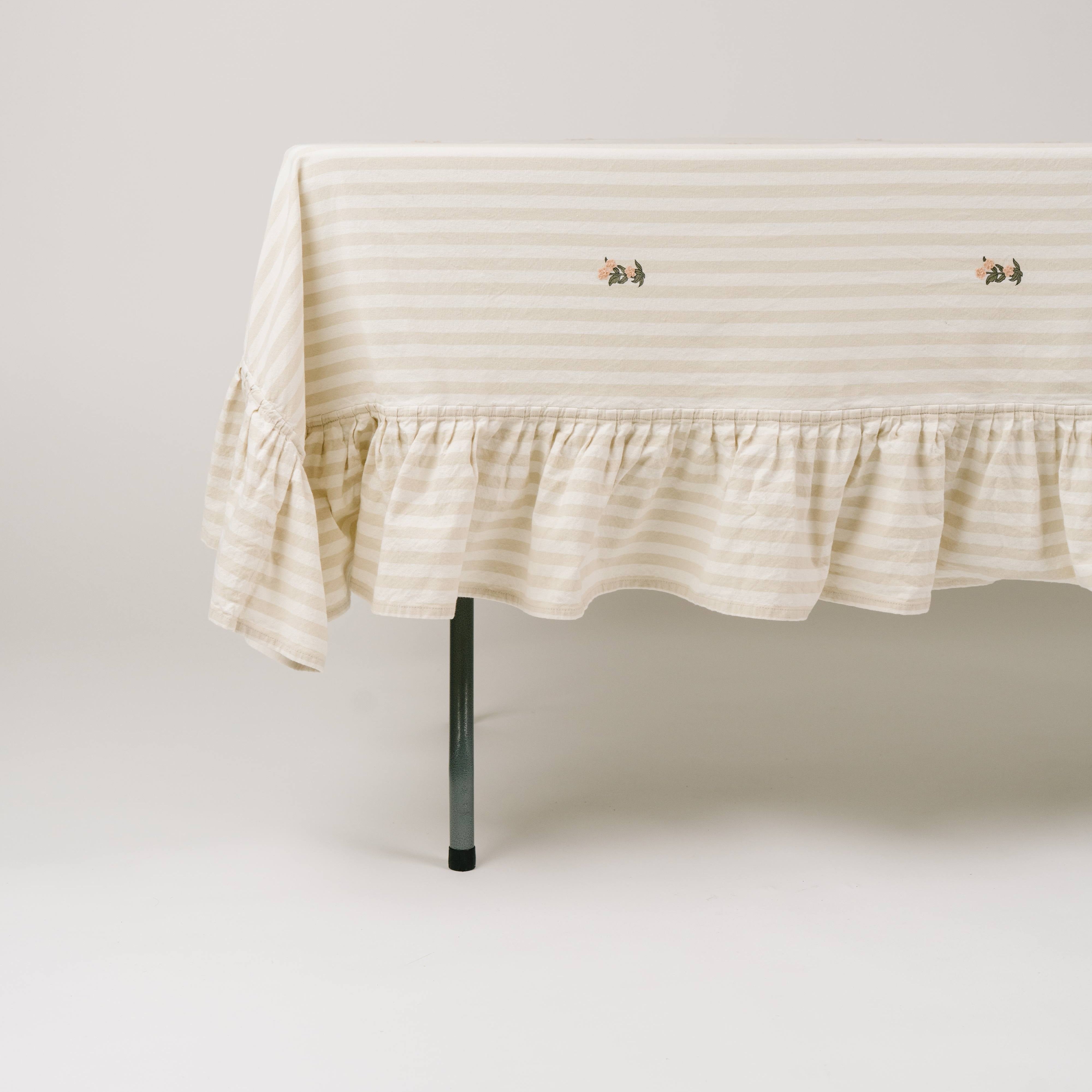 Frances Ruffled Tablecloth