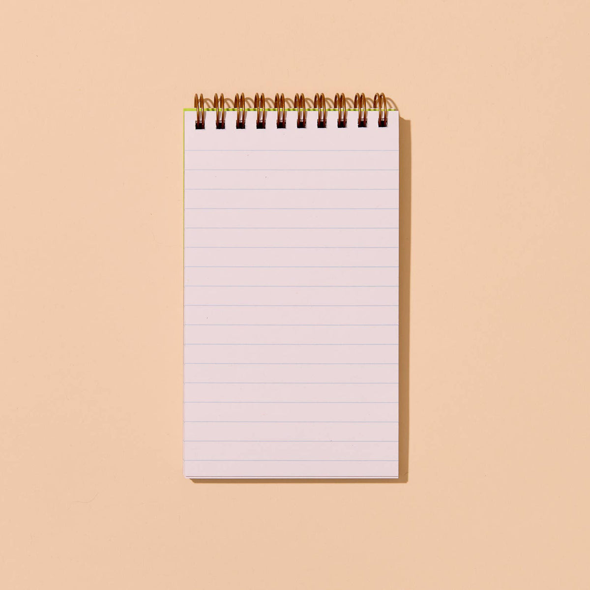 Red Stripe Letterpress Spiral Notebook